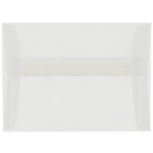 JAM Paper A10 Invitation Envelopes, 6 x 9.5, Clear Translucent Vellum, 100 Pack (31284g)-Clear