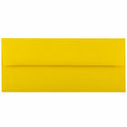 JAM Paper #10 Business Coloured Envelopes - 4.125" x 9.5" - Yellow Recycled - 50 Pack-Colour: Yellow Envelopes