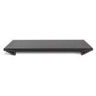 Allsop Dual Height Adjustable Lo Riser Monitor Stand with Wide Platform - Black-Supports up to 30 lbs