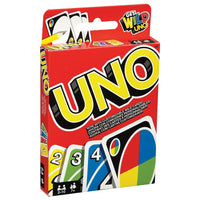 Uno Card Game-Four suits of 25 cards each, eight Wild cards, three Customizable cards and one Special Rule card. Earn points from other players when you go out first