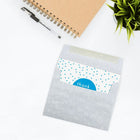 JAM Paper A8 Invitation Envelopes, 5.5 x 8.125, Parchment Blue Recycled, 1000 Pack (10411B)-Closure: Gum