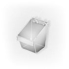 Azar Displays Small Display Bucket, 7" x 5" x 7" , 4 Pack (556117)-Use this small display bucket on slatwall and pegboard or as a counter display