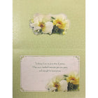 Rosedale – Cartes de sympathie et enveloppes « To You and Your Family », fleurs, doré, 5 1/2 x 8 po, 6/paquet (19933)-Cartes de souhaits de qualité comparable à celles qu’on retrouve dans un magasin spécialisé