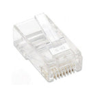 TechlyCat6 Modular Plugs RJ45 - 100 Pack, (MJ99C6)-Gold contacts 15  ; With sledges