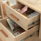 Sauder 59"W Whitaker Point Desk - Natural Maple-   Finished on all sides for versatile placement in any room of your home