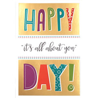 Rosedale Greeting Cards/Envelopes - 5-1/2" W x 8" H - Happy Birthday Doodles - 12 Pack-Card shop quality greeting cards