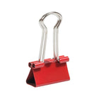 JAM Paper Binder Clips, Small, 19mm, Red Binderclips, 5 packs of 25 (334BCREg)-125 per pack