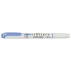 Zebra Mildliner Double Ended Pen-Style Highlighter - Mild Dark Blue-Double ended: Bullet & Chisel Tip