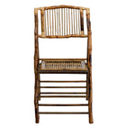 Flash Furniture American Champion Bamboo Folding Chair-Clear Coated Glossy Finish