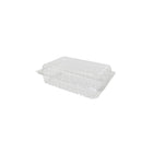 General Hinged Containers with Barlocks, 8-1/4" x 5-7/8" x 3-1/4", 500 Pack-Clear
