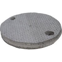 Zenith Safety Drum Cover Absorbent Pads, Universal, 25 Pack-100% polypropylene