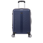TOSCANO OTTIMO 21" Hardside Carry On Luggage - Blue-Designed in Italy