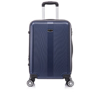 TOSCANO OTTIMO 21" Hardside Carry On Luggage - Blue-Designed in Italy