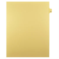 Mark Maker Legal Tabs - Letter Size - Buff - 1/25th cut - 25 tabs per package - 5 packages Pack - Number 179-Buff Single Tabs