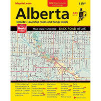 MapArt Alberta Back Road Atlas-Alberta Back Road Atlas