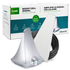 SureCall Flare 3.0 4G LTE/5G Cell Phone Signal Booster Kit-Attractive one-piece base unit is designed to be placed on an open tabletop or shelf