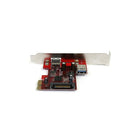 StarTech 2 port PCI Express SuperSpeed USB 3.0 Card with UASP Support, 1 Internal 1 External-Provides both internal and external USB 3.0 connections
