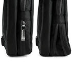 Vangoddy 12" Laptop Backpack/ Messenger Bag - Black-Approximate external dimensions 12.5" x 10.5" x 3.5"