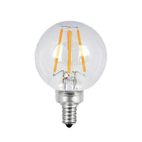 Northern Stars 84491 LED G16  4W Coolwhite, 4000K Filament, 10 Pack-LED G16 Light Bulbs Filament, clear