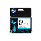 HP 712 80ml Black DesignJet Ink Cartridge-Black