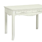 Plata Import Lu Office Desk Secretary Desk - French Style - White-2 Drawer