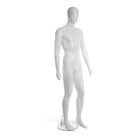 Can-Bramar PL Adult 2-in-1 Full Body and Headless Male Unbreakable Mannequin  - 73"H - Glass Base -  Glossy White-Product Dimensions: Height: 177 cm / Shoulder: 40 cm / Chest: 84 cm / Waist: 61 cm / Hip: 86 cm
