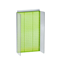 Azar Displays Pegboard Powerwing Display, 22 x 13.5", Green (700355-GRE)-Made from pegboard