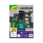 Crayola Colouring Book - 48 Page - Minecraft-MINECRAFT CHARACTERS: Kids will delight in themed colouring pages filled with their favourite characters from the Minecraft game