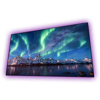Elunevision 150'' 16:9 Aurora NanoEdge ALR Perforated Screen - Grey-Electric projection screen