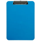 JAM Paper Plastic Clipboards, 9 x 13, Blue, 12 Pack (340926882A)-Material: Plastic