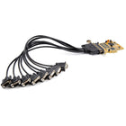 StarTech 8-Port PCI Express RS232 Serial Adapter Card - PCIe RS232 Serial Card - Windows & Linux-VERSATILE APPLICATIONS: PCI Express RS232 serial adapter card for within point of sale terminals, PLCs, control/automation in factories, scientific sensors, medical equipment, scanners, oscilloscope
