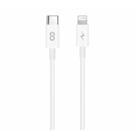 LOGiiX Sync & Charge USB-C to Lightning - 1.5M - White-Unleash the potential of your iPhone with ultra-fast charging capabilities