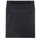 JAM Paper 7.5 x 7.5 Square Envelopes, Black Linen Recycled, 100 Pack (v01213g)-Size: 7-1/2" x 7-1/2"