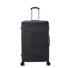 TOSCANO INTRECCIARE 20" Hardside Carry On Luggage - Black-Designed in Italy