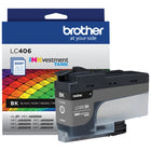 Brother Genuine LC406BKS INKvestment Tank Standard Yield Blk Ink Cartridge-Black