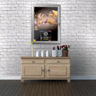 Seco - Porte-affiche verrouillable - 11"x 14" - argent-Chaque unité est livrée avec 2 clés