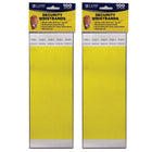 DuPont - Bracelets de securite C-Line Tyvek - Jaune - Paquet de 200 (CLI89106-2)-Les bracelets etanches à usage unique sont parfaits pour les fêtes, les evenements, les sorties sur le terrain ou le marquage des stocks et des fournitures