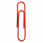 JAM Paper Colored Jumbo 2" Paper Clips - Red - 3 Packs of 75-Size: 2 inches (Large/Jumbo)