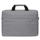 Vangoddy Ndossy Shoudler Carrying Bag For 15.6" Laptop - Grey-Generous front zipper pocket for stationery, charger, cable, wallet, cell phone, and other necessities on the go.