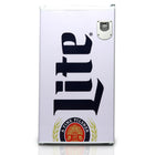 Miller Lite Compact Fridge w/ Bottle Opener - 3.2 cu ft (90 L) - White-Celebrate your favorite beer with licensed Miller Lite artwork