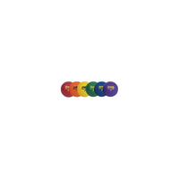 Ballon de terrain de jeu en caoutchouc Champion Sports, assortiment, 8,5 po, paquet de 6-8,5" de diamètre