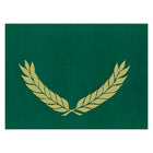 Dossiers de certificats en relief Flipside, vert-Coins prédécoupés pour contenir des certificats de 8,5" x 11"