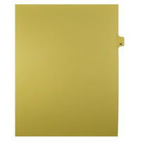 Mark Maker Legal Exhibit Index Tab Buff Single Tabs, 1/25th Cut, Letter Size, No Holes, Number 82, 25 Pack-Buff Single Tabs, 1/25th Cut