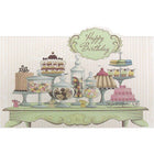 Rosedale 5-1/2" x 8" Happy Birthday Greeting Cards And Envelopes, 12 Pack (15713)-Printed on premium uncoated card stock