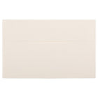 JAM Paper A10 Invitation Envelopes, 6 x 9.5, Strathmore Natural White Linen, 100 Pack (900789414g)-Natural white