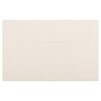 JAM Paper A10 Invitation Envelopes, 6 x 9.5, Strathmore Natural White Linen, 100 Pack (900789414g)-Natural white