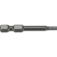 Apex 1/4" Metric Hex Power Bits, Hex, 6 Mm Tip, 1/4" Drive Size, 1-15/16" Length - 6 Pack-Drive Size 1/4"