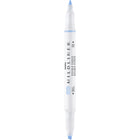 Zebra Mildliner Double Ended Highlighter - Soda Blue-Water resistant ink is translucent and excellent for layering
