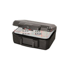 SentrySafe 1200 Small Fire Chest - 0.18 Cu.Ft.-Lock Type: Flat Key privacy lock to keep unwanted viewers away and prevents the lid from opening in the event of a fire. Complete with 2 keys