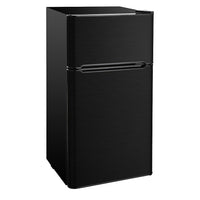 RCA 4.5 CU FT 2 Door Refrigerator - Black Stainless Steel (RFR469)-4.5 cu. ft. storage capacity is the perfect size for any room in your home, office or dorm room